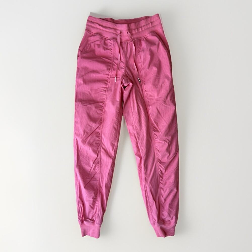Lululemon Dance Studio Pants Women's 4 Pink Lined Sweatpants Loungewear Yoga